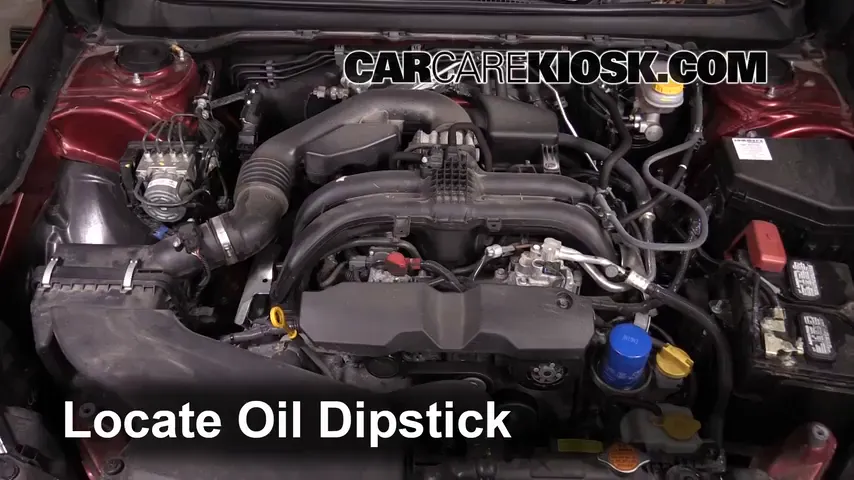 2016 Subaru Outback 2.5i Premium 2.5L 4 Cyl. Oil Check Oil Level